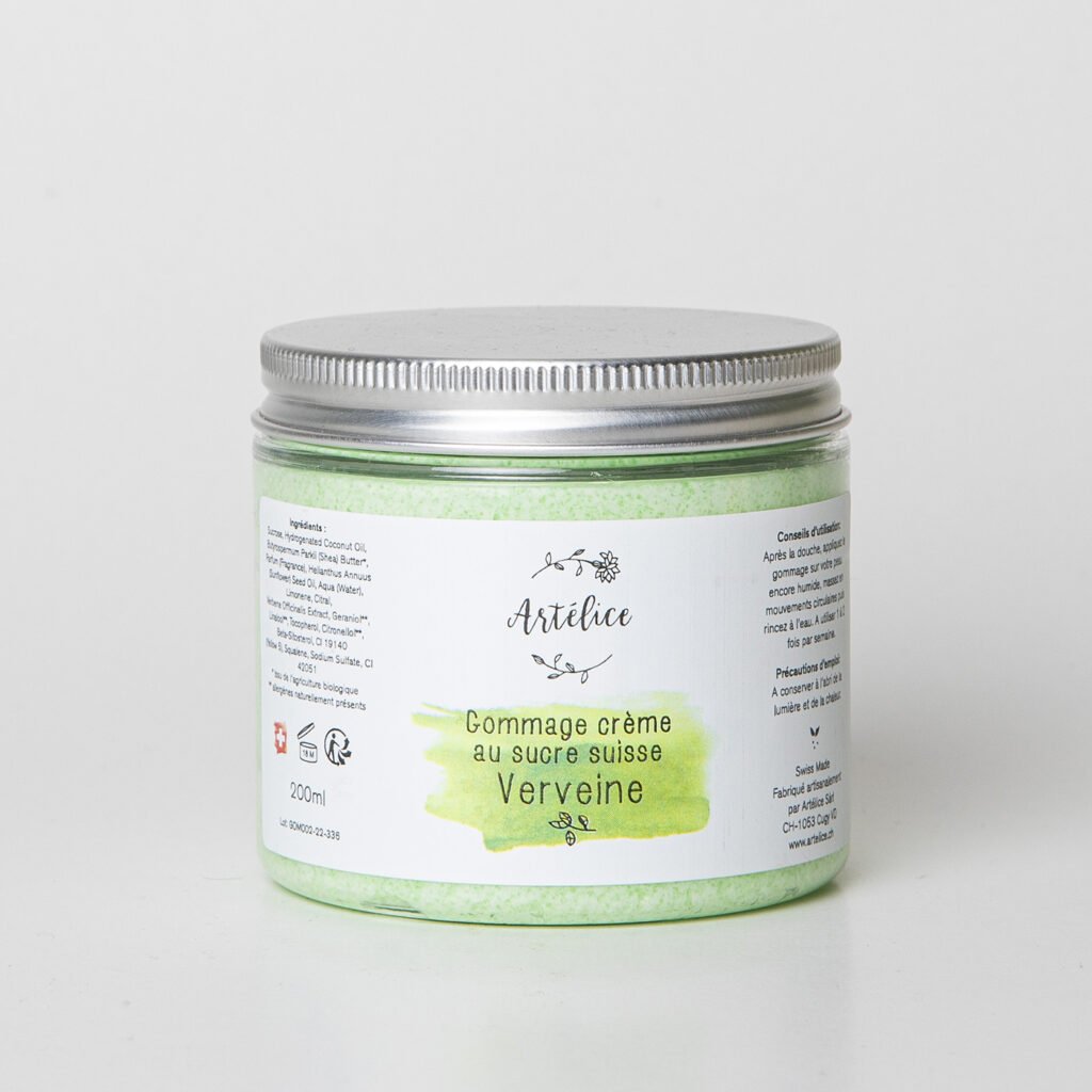gommage crème au sucre suisse et vereine
