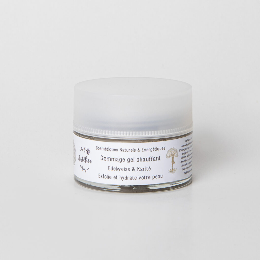 Gommage Gel Chauffant edelweiss et Karité